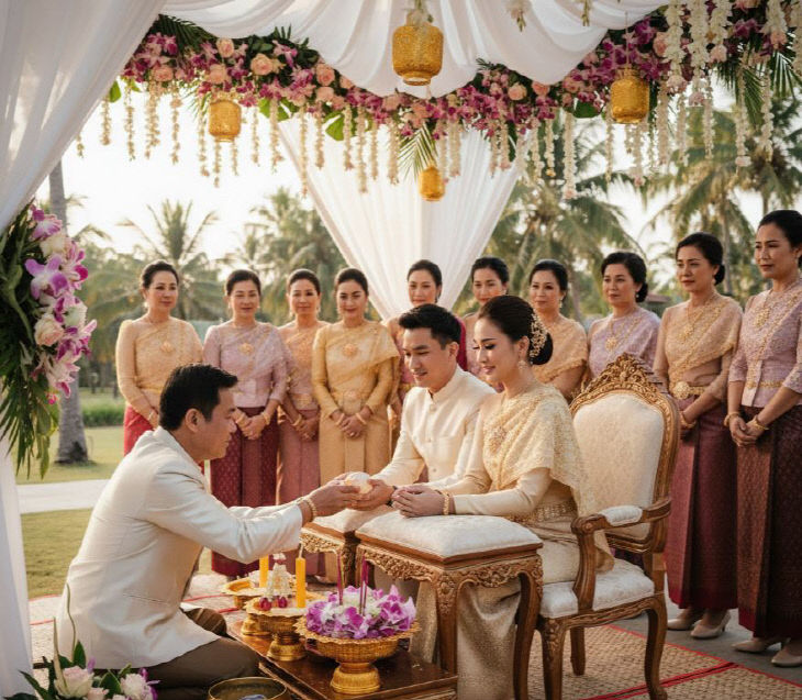 6. 태국의 전통 결혼식