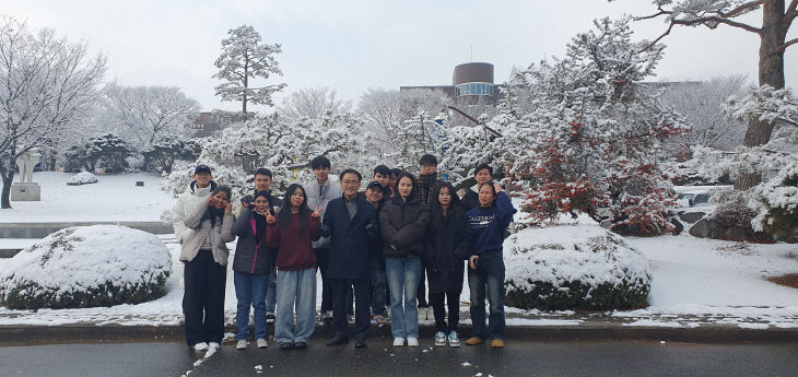 5. 캄보디아 유학생, 한국 첫눈