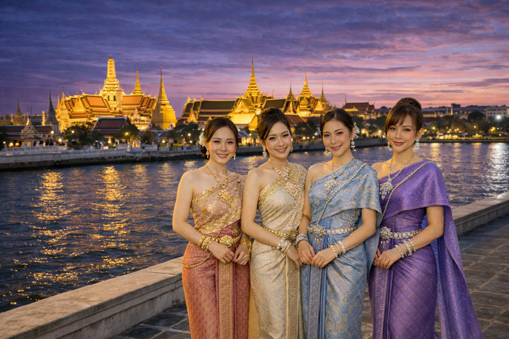 여행지에서 입는 문화, 방콕 왕궁과 춧타이